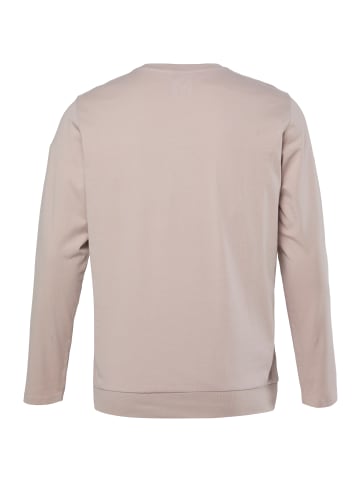 Men Plus Kurzarm T-Shirt in kieselgrau