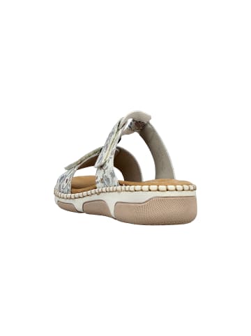 rieker Flache Slipper-Sandalen – RDG Mehrfarbig