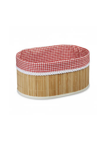 relaxdays 5 x Brotkörbchen in Natur - (B)33,5 x (H)16,5 x (T)23,5 cm