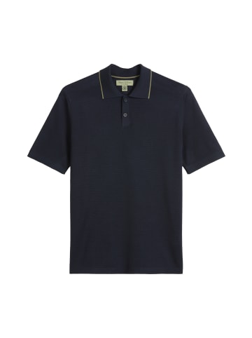 Marc O'Polo Strick-Poloshirt DFB Travel Collection in Deep Night Blue