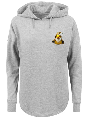 F4NT4STIC Oversized Hoodie Rubber Duck Wizard OVERSIZE HOODIE in grau