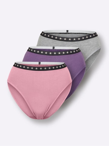 WITT WEIDEN Jazzpants in feige + altrosa + grau-meliert