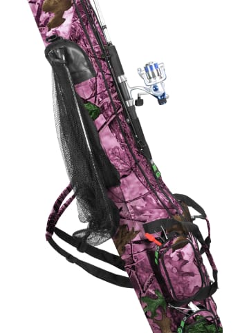 Normani Outdoor Sports Rutentasche 1,25 m RodBox Triple in Hunting Camo Pink