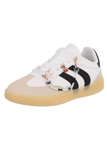 Ital-Design Freizeitschuh in Weiß und Schwarz