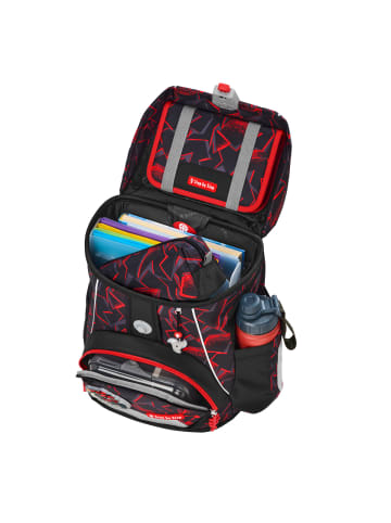 Step by Step Grundschulranzen FIT "Ninja Yuma" 5-teilig in Schwarz/Rot