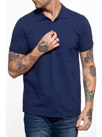 Way of Glory Way of Glory WAY OF GLORY Herren Premium Poloshirt aus hochwertigem Pikee in navy