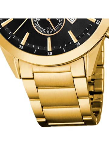 Festina Chronograph-Armbanduhr Festina Timeless Chronograph gold groß (ca. 44mm)