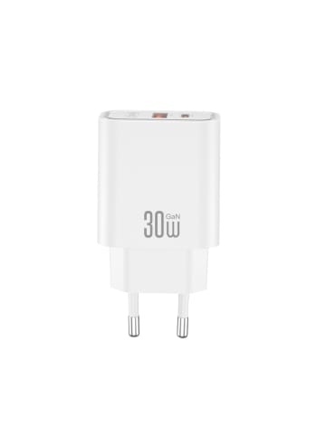 XO XO Wandladegerät CE42 PD 30W 1x USB-C 1x USB weiß