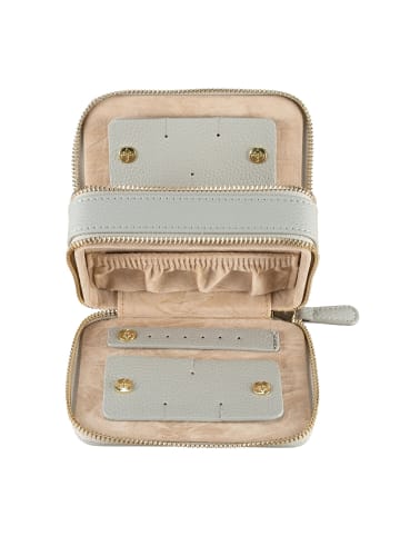 Windrose Aurora Schmuckkasten 13 cm in hellgrau