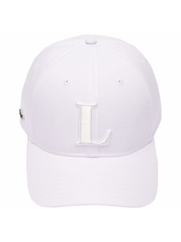 Lacoste - Cap mit Logo in weiß