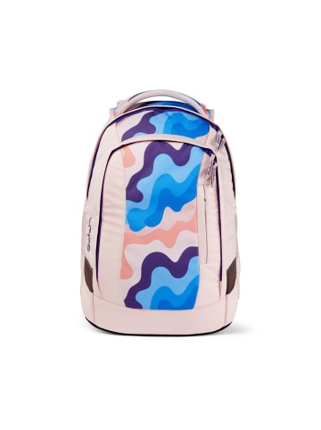 Satch Schulrucksack Sleek Candy Clouds in rosa