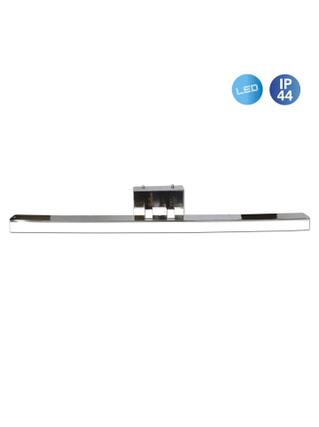 näve LED Wandleuchte "VARETA" in chrome - (L)75 cm x (B)5 cm x (H)10 cm - EEK G