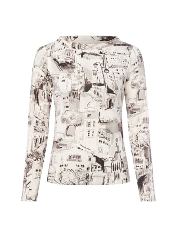 MARC CAIN COLLECTIONS Langarmshirt in ecru grau