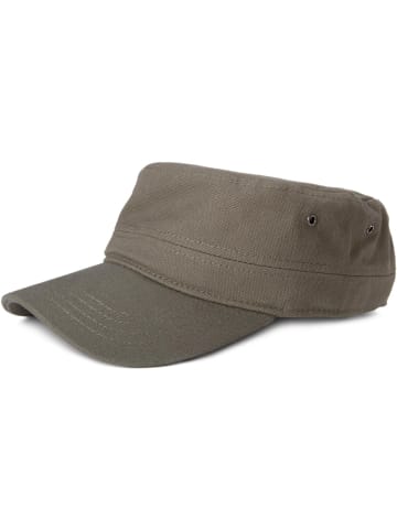 styleBREAKER Military Cap in Oliv