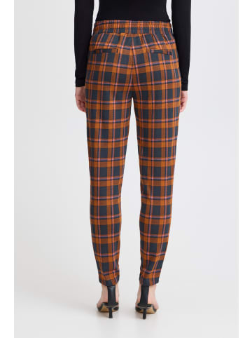 ICHI IHKate regular fit in Total Eclipse Checko Jaquard