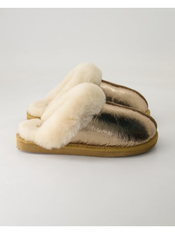 Shepherd Gefütterte Hausschuhe in Gold