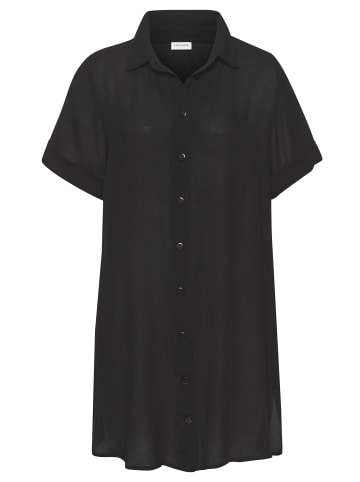 LASCANA Longbluse in schwarz