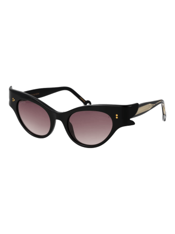 Hally & Son Frauen Sonnenbrille Schmetterling Schwarz
