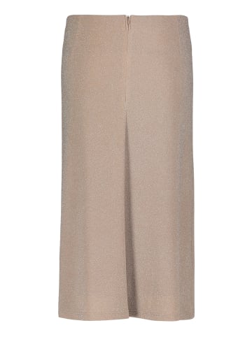 Vera Mont Stretch-Rock im Glitzer-Look in Cream/Silver