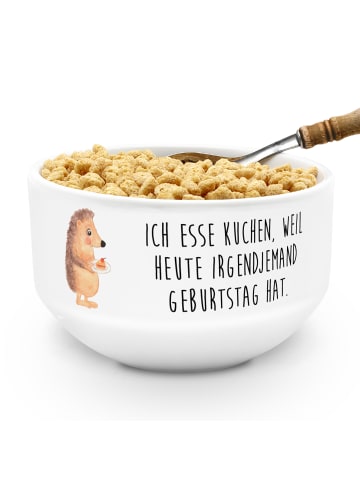 Mr. & Mrs. Panda frühstücksbowl Igel Kuchenstück mit Spruch in Weiß