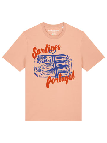 wat? Apparel T-Shirt Sardines Portugal in Fraiche Peche