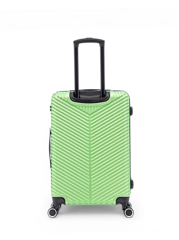 BlueStar Mittelgroßer Hartschalenkoffer GAITE in Grün (68L)