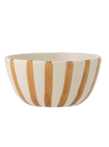 Bloomingville Schale BEGONIA Braun Streifen 500 ml