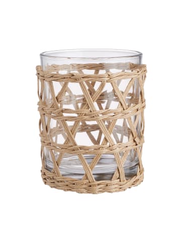 Butlers Teelicht mit Rattan Ø 8cm LE HAVRE in Natur