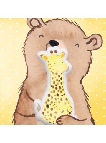 Mr. & Mrs. Panda kuschelkissen tier Giraffe Zufrieden ohne Spruch in Weiß