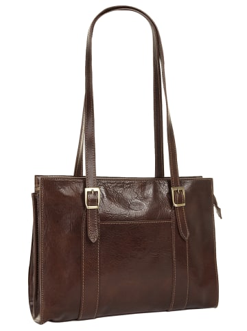 piké Handtasche echt Leder in braun