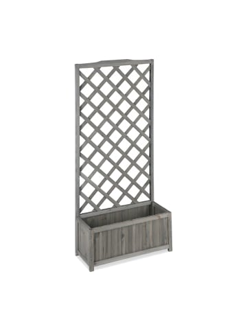 relaxdays Rankkasten in Grau - (H)150 cm