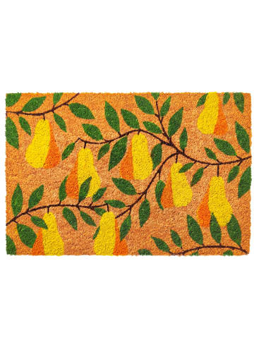 relaxdays Fußmatte "Birnen" in Mehrfarbig - 60 x 40 cm