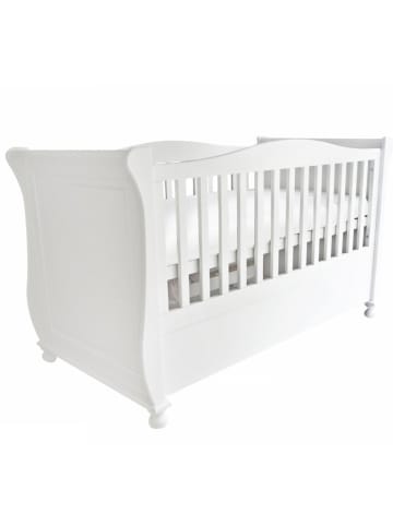 Caramella Babybett "Romantik" 140 x 70 weiss