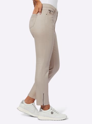 creation L 5-Pocket-Jeans in metallicfarben