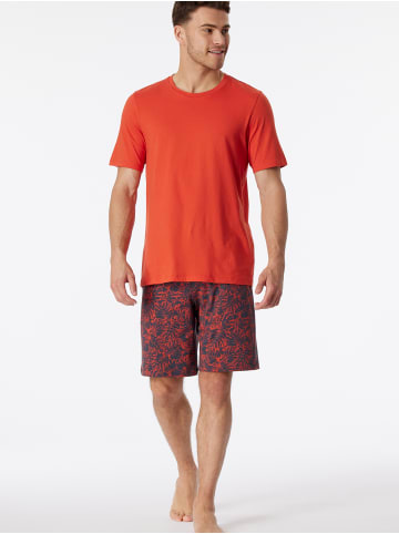 Schiesser Pyjama Casual Essentials in Orange