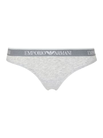 Emporio Armani 2er Pack Brazilian Slip in Grau