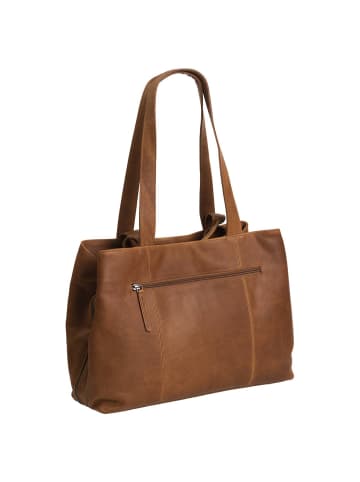 The Chesterfield Brand Gail - Shopper Leder 36.5 cm (black) in cognac