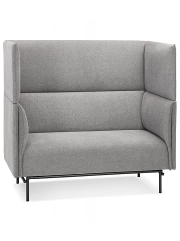 KADIMA DESIGN Rechtes Sofa aus Textil in Grau | Minimalistisch Modern in Grau