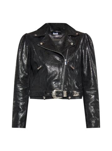 faina Damen Jacke in Schlange Schwarz