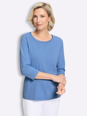 Sieh an! 3/4-Arm-Shirt in himmelblau