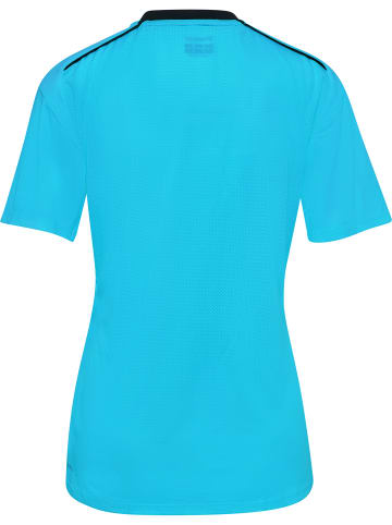 Hummel T-Shirt Hmlreferee Fußball Damen in NEON BLUE