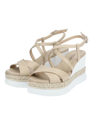 Nero Giardini Sandalen in Beige/Weiß