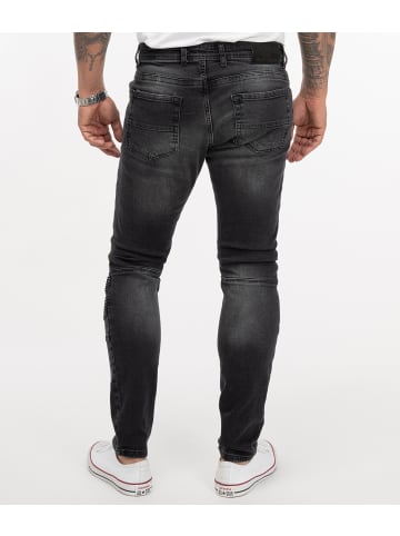 Rock Creek Jeans Slim Fit in Schwarz