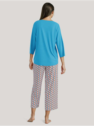 Calida Pyjama in azurit blue