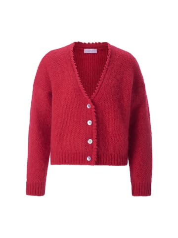 Rich & Royal Strickjacke in rot - 0001