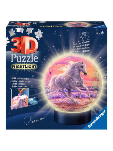 Ravensburger Konstruktionsspiel Puzzle 72 Teile Nachtlicht Pferde am Strand 6-99 Jahre in bunt
