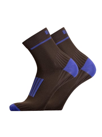 UphillSport Laufsocken FRONT 2er Pack in Grey, blue