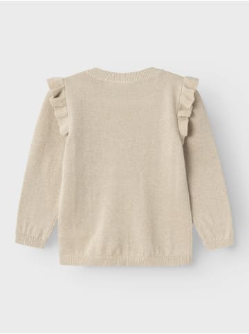 name it Strickjacke  NMFABINNE LS KNIT CARD in peyote