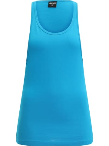 Urban Classics Tank-Tops in turquoise