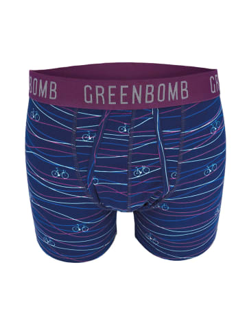 GreenBomb Trunk Bike Lanes in Marineblau